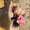 Chinese Mascot Dolls Horse Pendant Keychain Cartoon Car Key Chains  Christmas Gifts