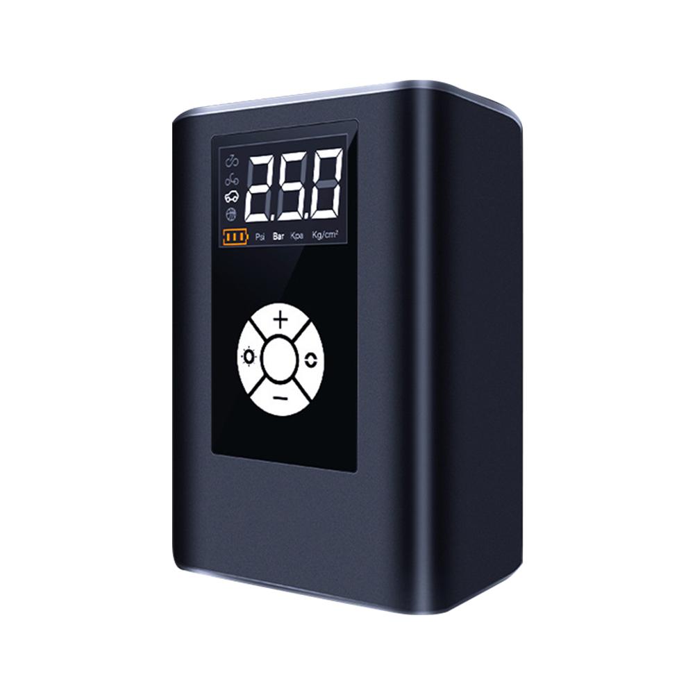 120W 40L Min 2.5 Inch Digital Display Screen Cordless Car Air Pump Car Bicycle Tire Air Pump Portable Multifunctional