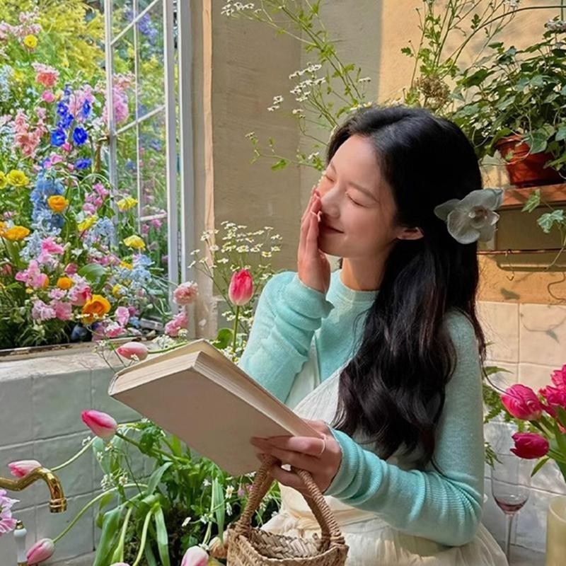 Haarklammer für Damen Harz Blume Klammer Kieferklemmen Rutschfest Haarklammer Sommer Haarspangen Hochzeit Haarform-Clip