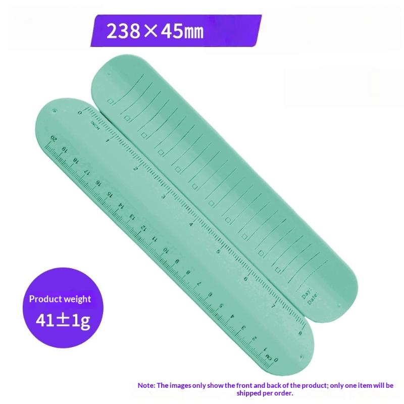 New New 1Pcs Waterproof Erasable With Scale Silicone  Wristband Reusable Writeable To-do List Wrist Strap For Forgetful Elderly