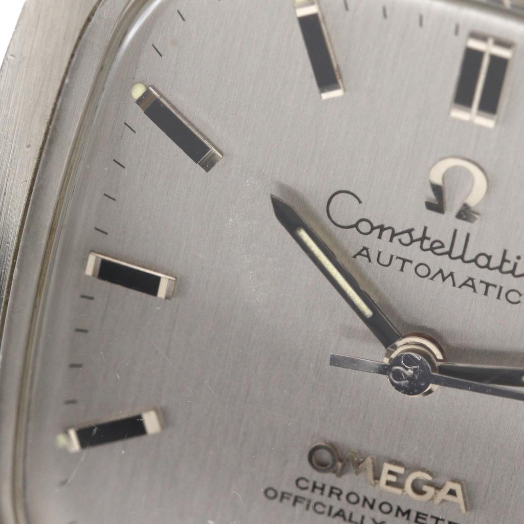 OMEGA Constellation Watches cal.1001 SilverDial Stainless Steel/Embossed Leather Mechanical Automatic Analog display mens Used