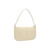 By Far Miranda Series Leather Crocodile Embossed Shoulder Bag Women Handbags Off-White 19FWMDASCEDMEDCE
