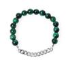 Jbans Classic Unisex Tiger Eye Chain Mix Couple Bracelet (C1701-Ac313Gn)