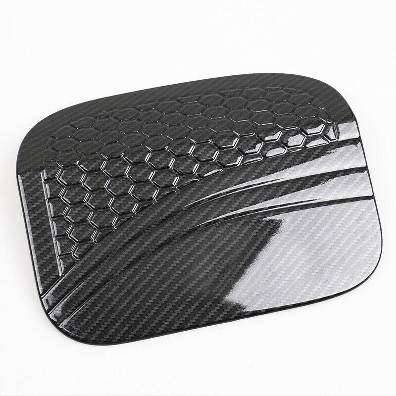 10th Carbon Fiber Fuel Filler Door Cover Gas Tank Cap For Honda Civic 2016-2021