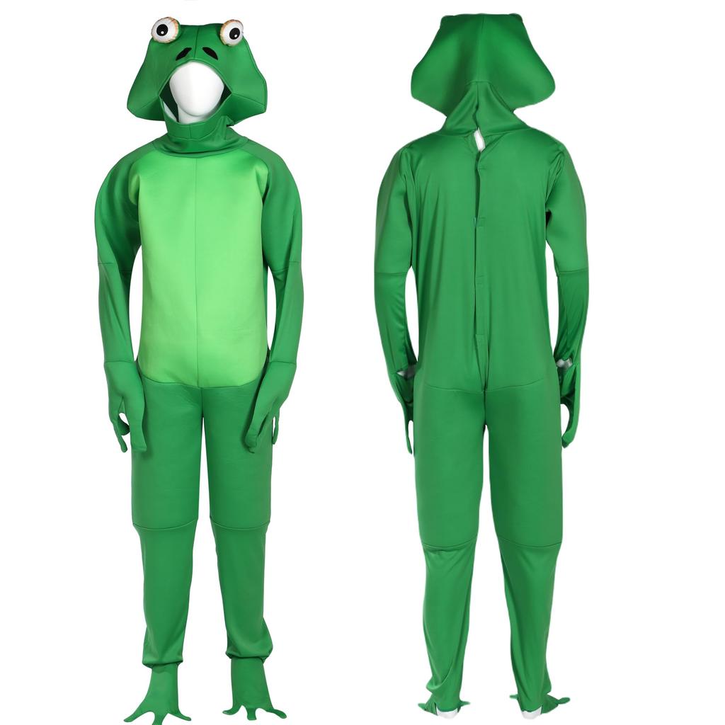 Frog Kigurumi Cosplay Halloween Full Body Zentai Event Unisex [kitamurasyokai] Costume, Costume, Suit, Costume, (Small)