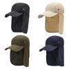 Traveling Sun Protections Hat Fishing Hat with Neck Flap Outdoor Hiking Hat Adjustable Baseball Caps for Women Men