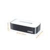 Desktop Tissue Case Wood Grain Napkin Holder Organizer for Bathroom Toilet Car Table Storage Paper Tissue Box Dispenser
