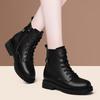 Rubber Boots with Round Toe and Side Zipper, Low heelPUFashion Boots with Platform Sole Short Boots2025Women's Winter Snow Boots