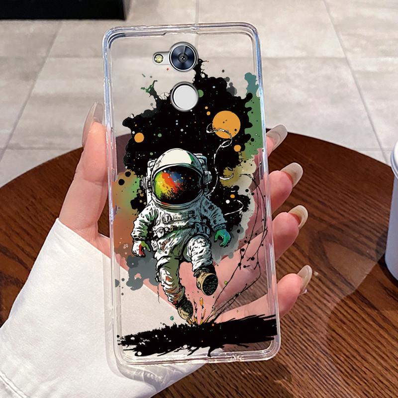 For Honor 6C Pro Case Honor Play 6S Capa For Honor V9 Play Cases Clear Silicone Soft TPU Cover Honor Play6S Cute Rabbit Cat Case