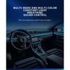 Car Interior RGB LED Atmosphere Light Strip USB Fiber Optic Neon Invisible Ambient Lamp Center Console Door Decoration Trim Neon Lights 4