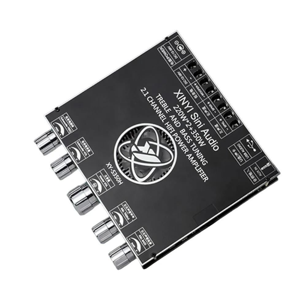 XY-S350H 220Wx2+350W Amplifier Bluetooth-Compatible+AUX+Sound Card Subwoofer Set