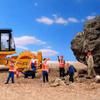 Professional Craft Construction Team Figures 1:64 Scale Resin Art Accessories For Model Railroad And Displays