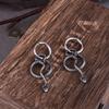 Twisted Snake Street Tail Male and Female Earrings, Jewelry, Party Earrings, Punk, Enchanting, Daily Gifts