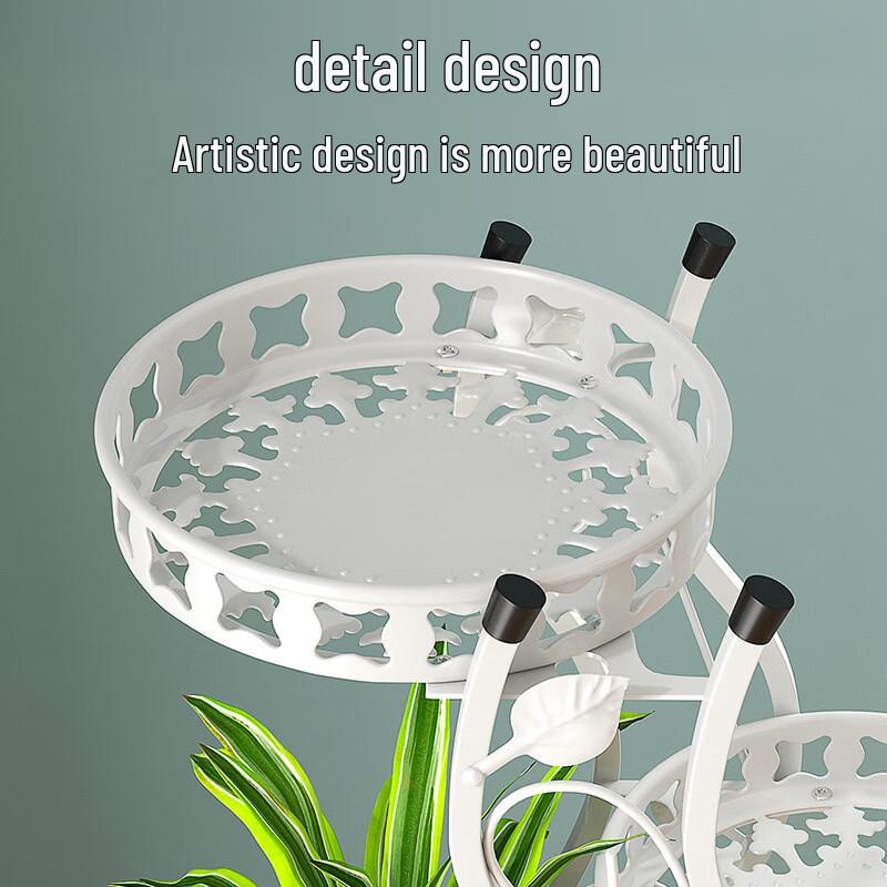 Multi-Layer Mobile Flower Stand