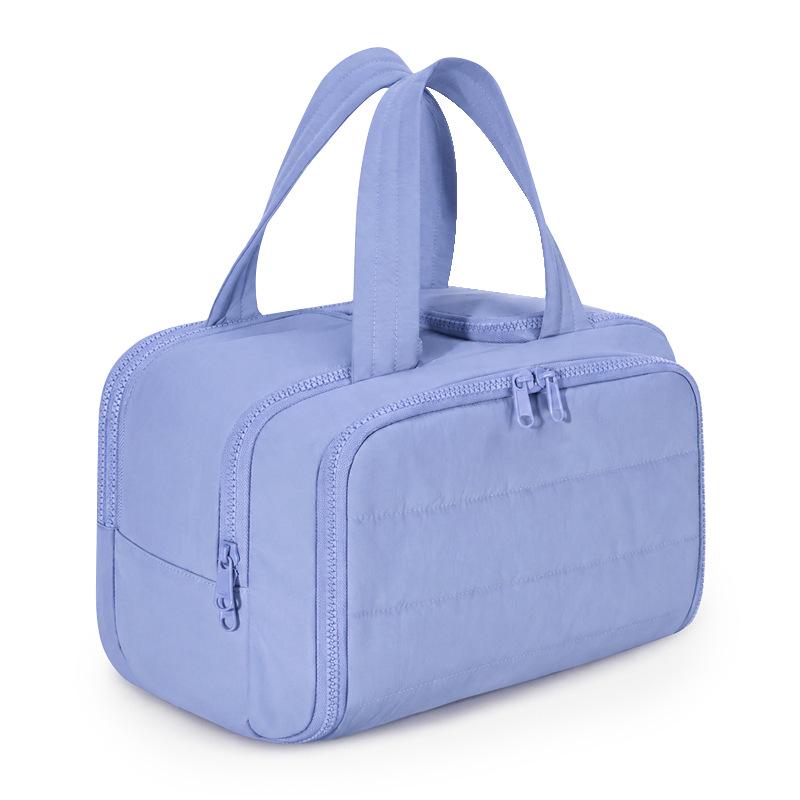 Multi-functional Lightweight Travel Makeup Bag with Large Capacity and Multi-layer Compartments