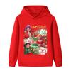B1264 Kids Boys Girls Christmas New Year Kpop Rumi Zoey Mira Print Long Sleeves Hoodie