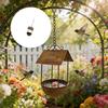 Large Capacity Outdoor Hanging Bird Feeders Pet Bedroom Cage For Attracting Various Birds In Garden Or Backyard