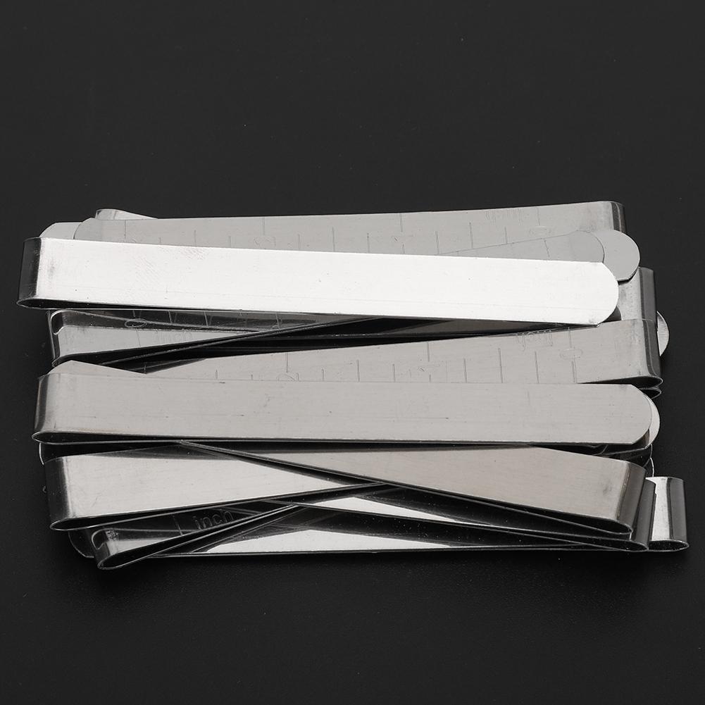 20-teiliges Saumklammer-Set, 7,6 cm, festes Metall-Messlineal, DIY-Marker, Nähzubehör