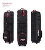 PGM Foldable Wheeled Golf Bag with Dustproof Storage, Thickened for Airplane Check-in