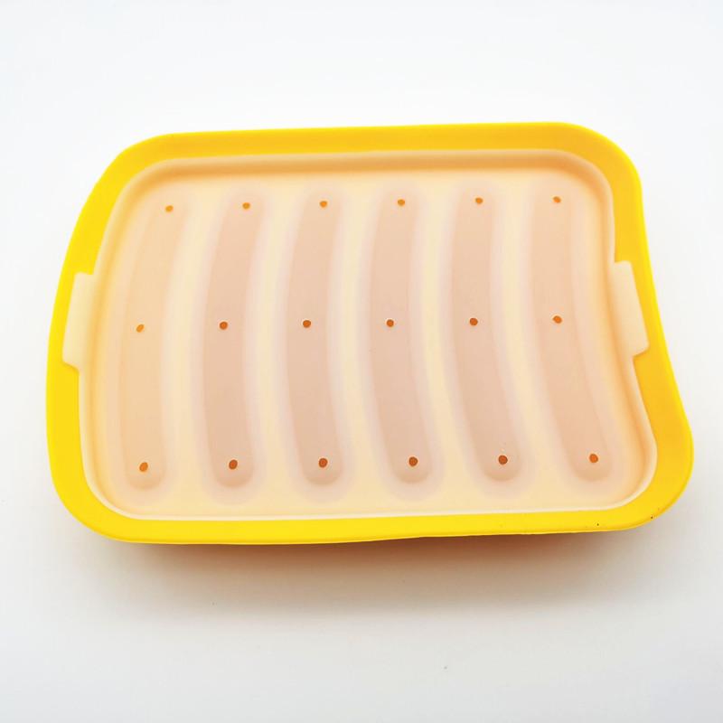 DIY Silicone Baby Food Sausage Maker Mold for Homemade Hot Dogs