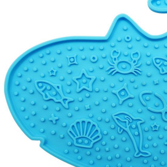 Pet Slow Food Mat with Suction Cups, Whale Shape Slow Feeding Mat for Prevent Choking Anxiety Relief, Non-Slip Silicone Lick Mat for Dogs And Cats