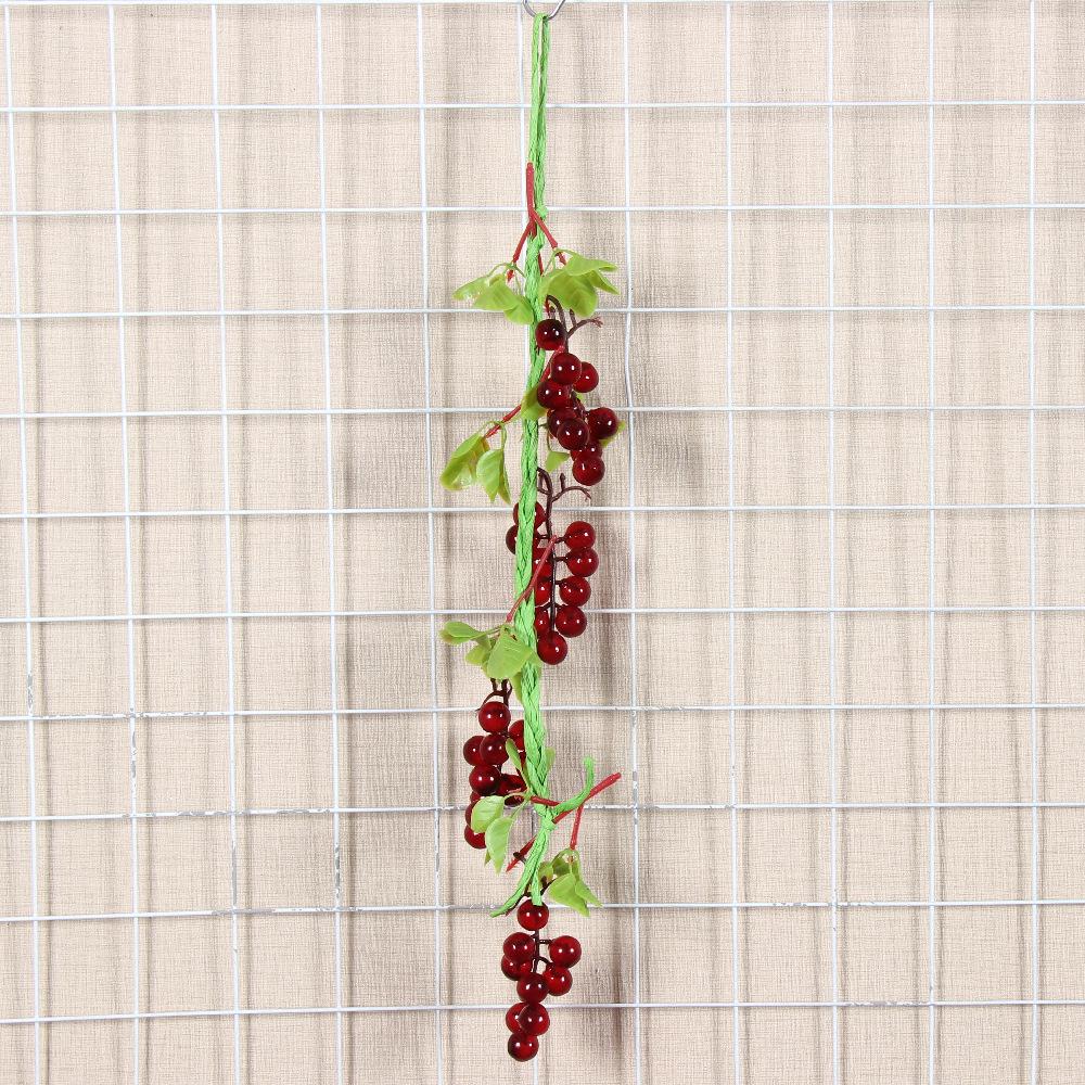 Realistic Hanging Vegetable String: Chili, Potato, Corn, Garlic, Peanut Props for Yard or Restaurant Decor