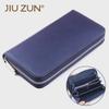 Straw Pattern Microfiber Leather Wallet for Men and Women - Customizable Design