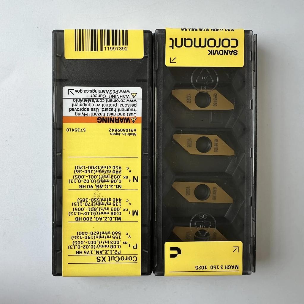 Original Sandvik / MAGR3150 1025 /CNC CARBIDE tool blade 10 Pcs