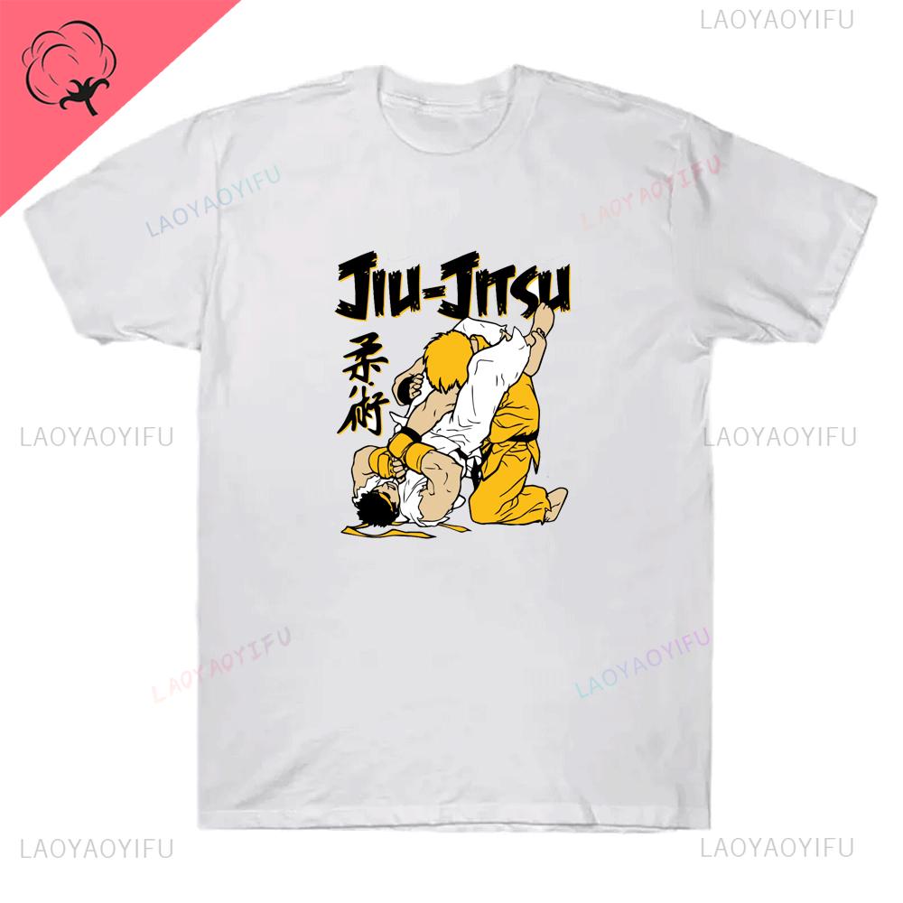 Summer Top Bjj Jiu Jitsu T Shirt Women Designer Comic Funny Top Female 2000s camise Clothes Cartoons Summer Aesthetic T-shirts