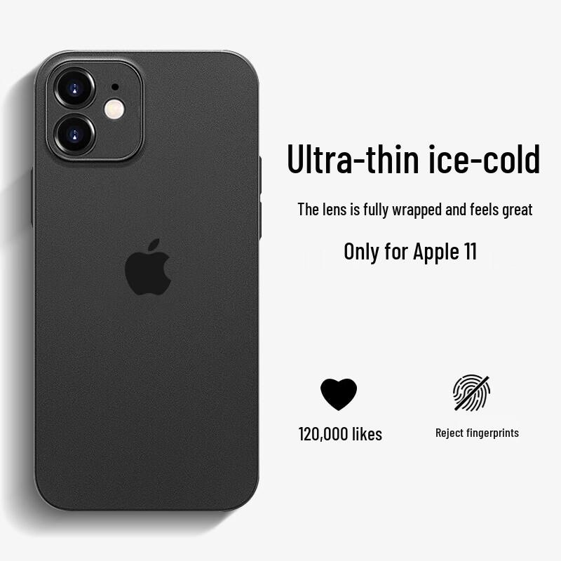 Nai Xiaoya Ultratenké matné pouzdro na iPhone s ochranou celého objektivu