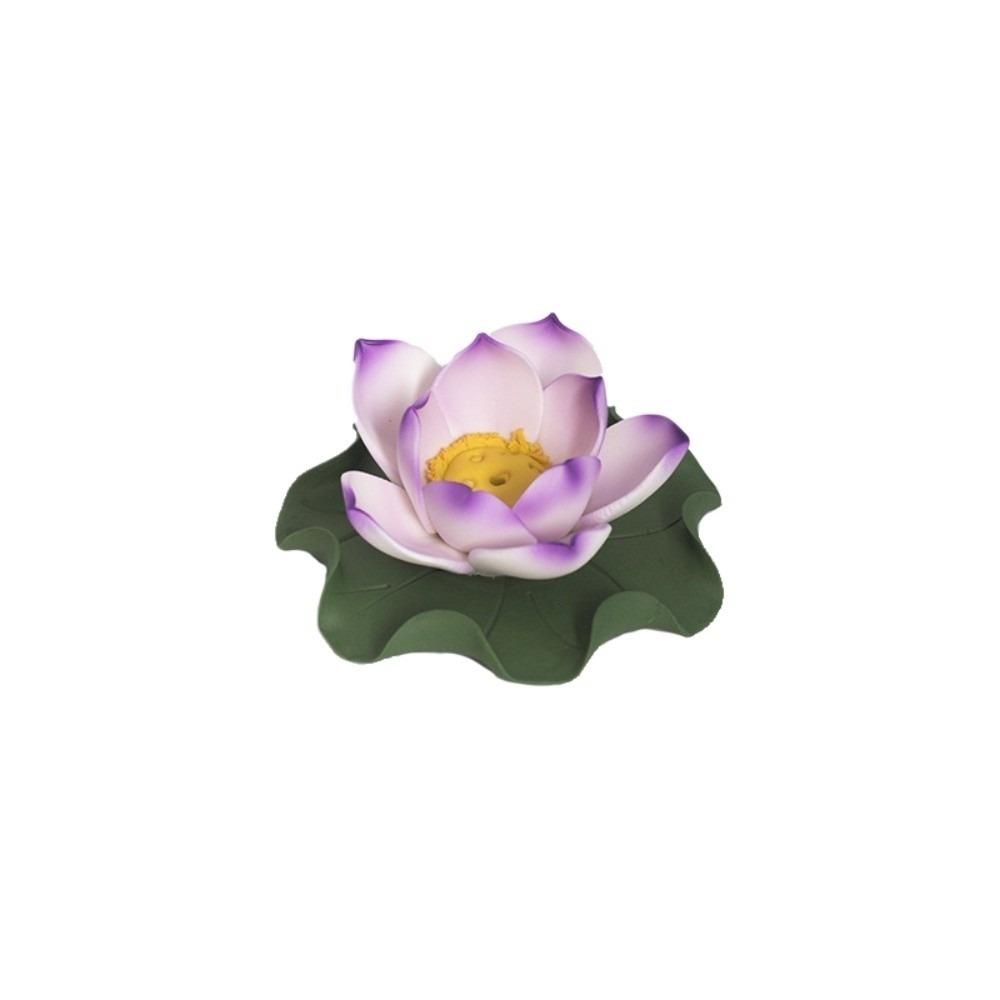 

Meditation Lotus Censer 1 Hole Incense Insert Zen Style Incense Burner Indoor Use фиолетовый