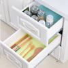 2Pcs EVA Refrigerator Liner Mat Waterproof Washable Fridge Shelves Pads for Drawer Cabinet