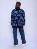 2025 Autumn/Winter European & American Chenille 3D Letter Embroidered Sweater: New Loose Jacquard Knit Top