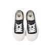 Kappa Thick Sole Height Increasing Retro Non-Slip Wear-Resistant Low-Top Skate Shoes Women sneaker Black K0E25CC30J-990