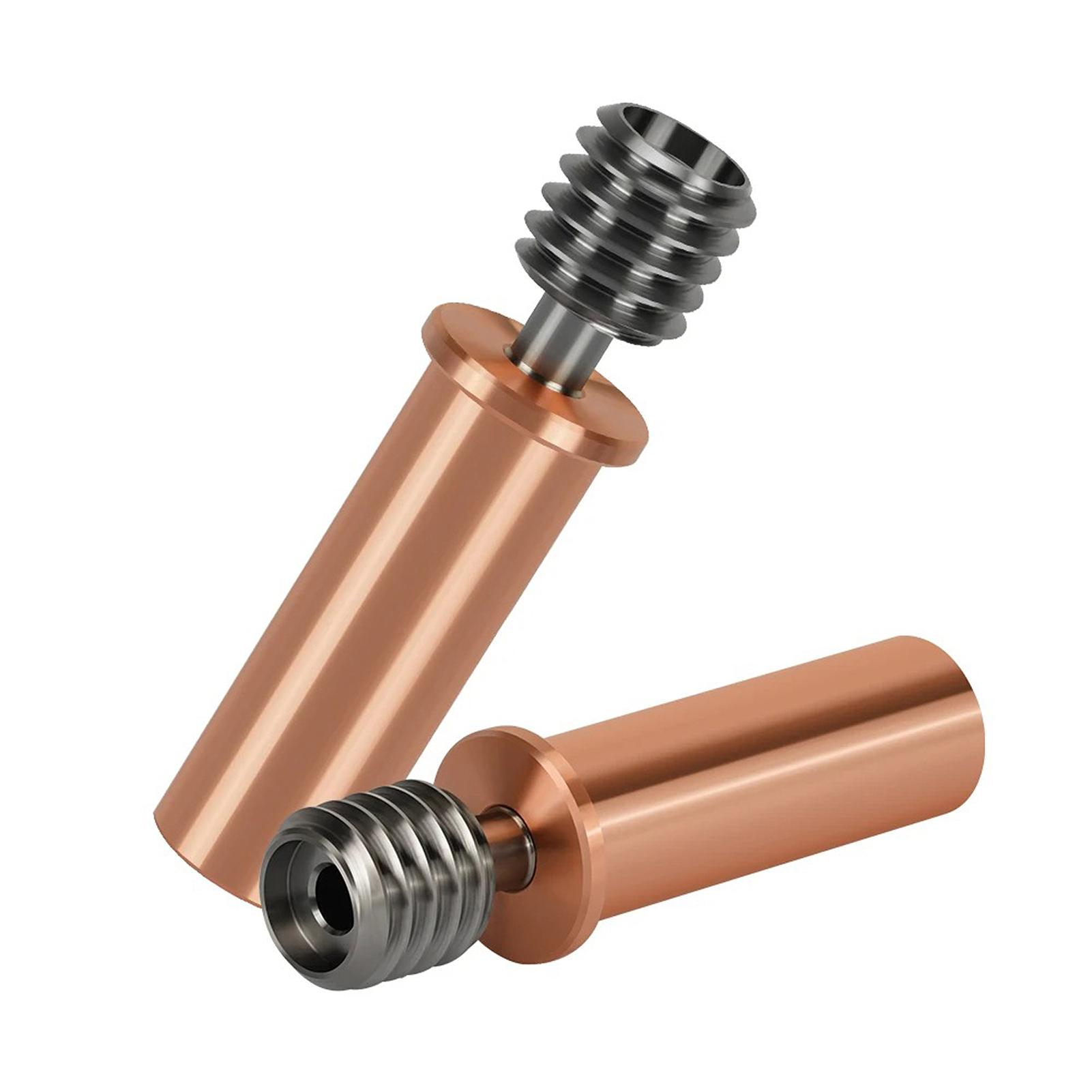 

2PCS 3D принтер экструдер медно-титановый сплав горловина трубы для Kobra 2Kobra 2 NeoKobra 2 разноцветный