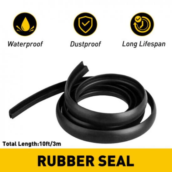 10ft Windshield Rubber Molding Seal Trim Universal for Windscreen Windows EOA