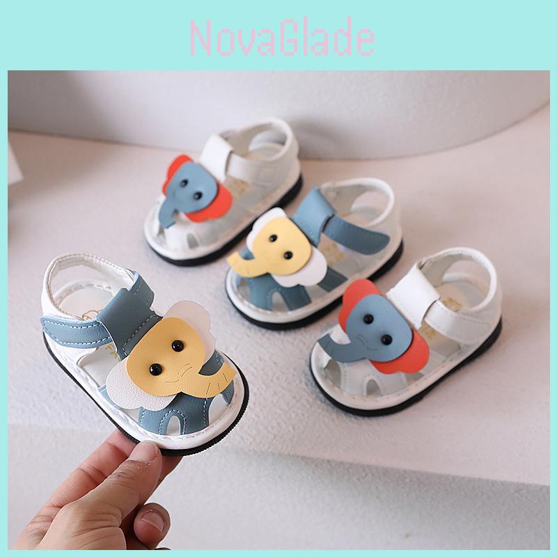 Baby Soft Sole Walking Shoes For Toddlers With Sound And Cartoon Design For Newborns