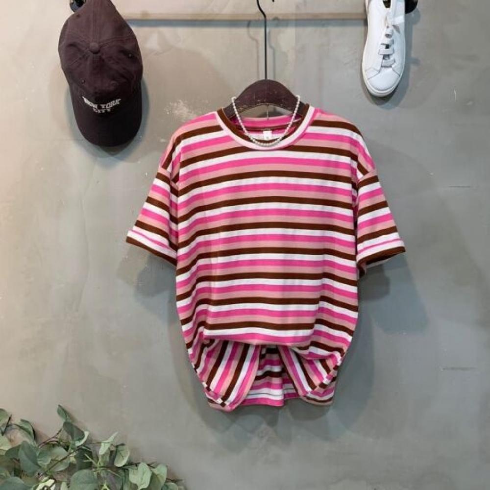 C S In The Room overSized STripe ShorT Sleeve T ShirT 2Color C