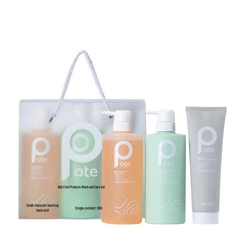 POTE Tea Tree Anti-Dandruff Hair Care Set