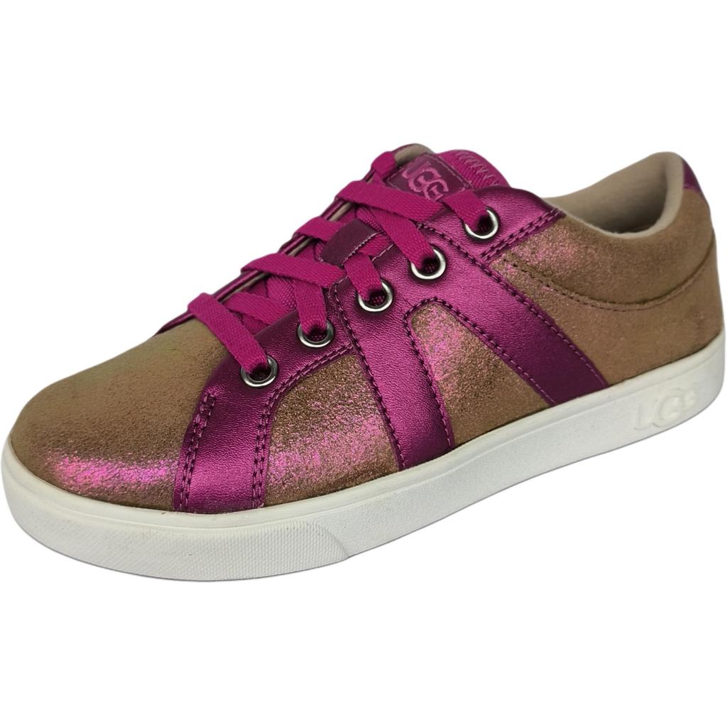 UGG Marcus Sneaker Shimmer Comfortable Versatile Low-Top Skate Shoes Kids sneaker Brown 1105356K-CFHS