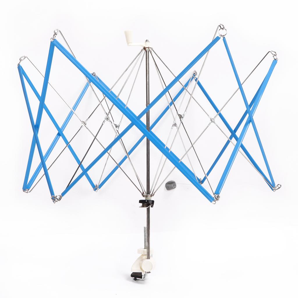 Yarn Winder Metal Umbrella Stand Knitting Hank Tool Stainless Steel Hand Operated Winding Frame