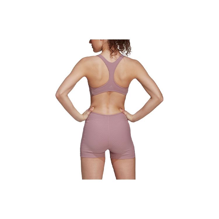 Adidas Solid Color Yoga Bodysuit Women Bodysuit Pink HD9545