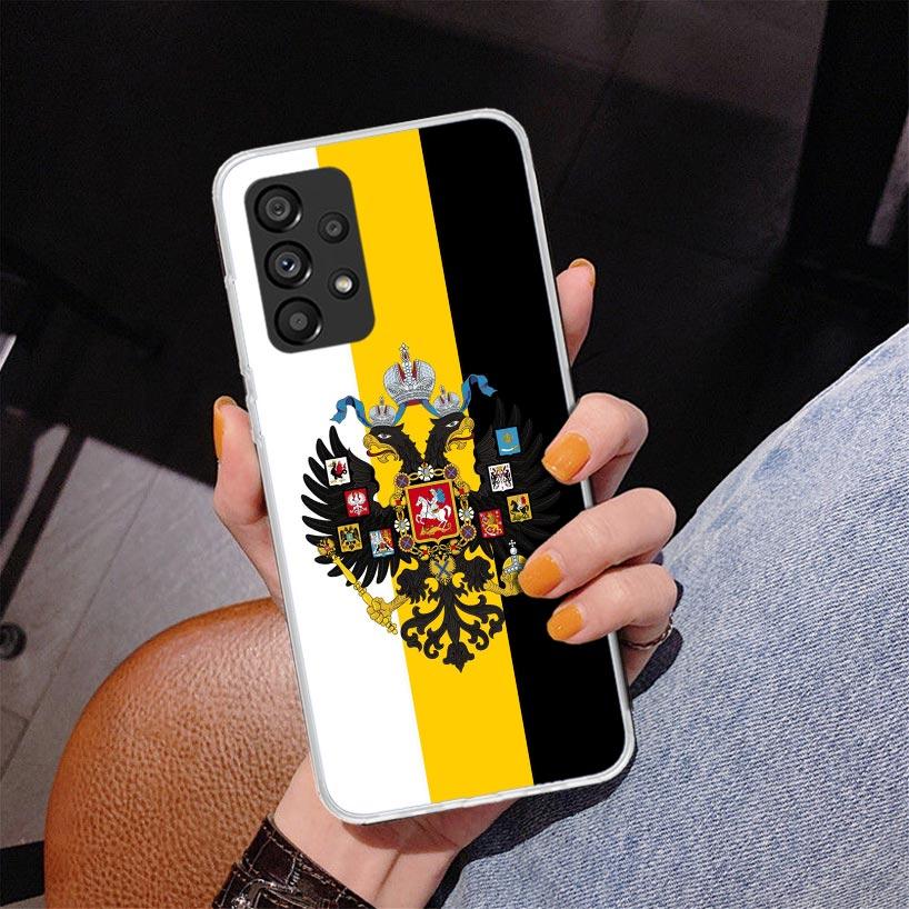 Russia Russian Flags Emblem Phnoe Case for Samsung Galaxy A17 A37 A57 A16 A26 A36 A56 A15 A14 A13 A55 A54 A53 A35 A34 A33 A25 A2