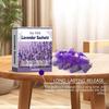 Flower Printed Dried Lavender Bud Home Fragrance Sachets - Drawer & Wardrobe Deodorizing Aromatherapy Bags for Fresh Scents