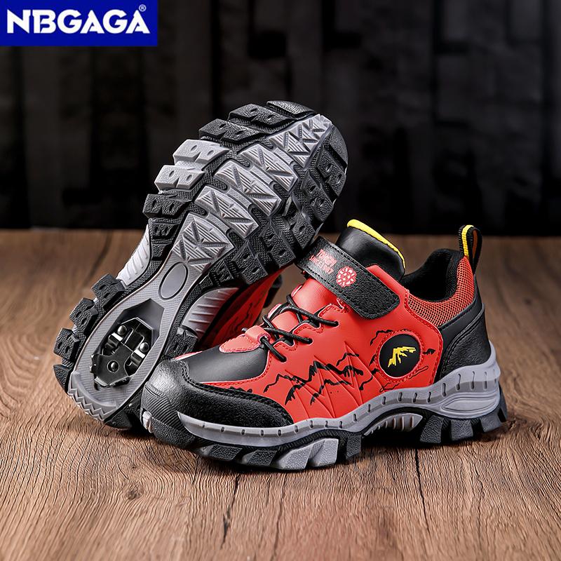 Children's Fashion Hiking Boots Boys' Sport Running Sneake Anti-Collision Non-Slip Athletic Outdoor Trekking Shoes