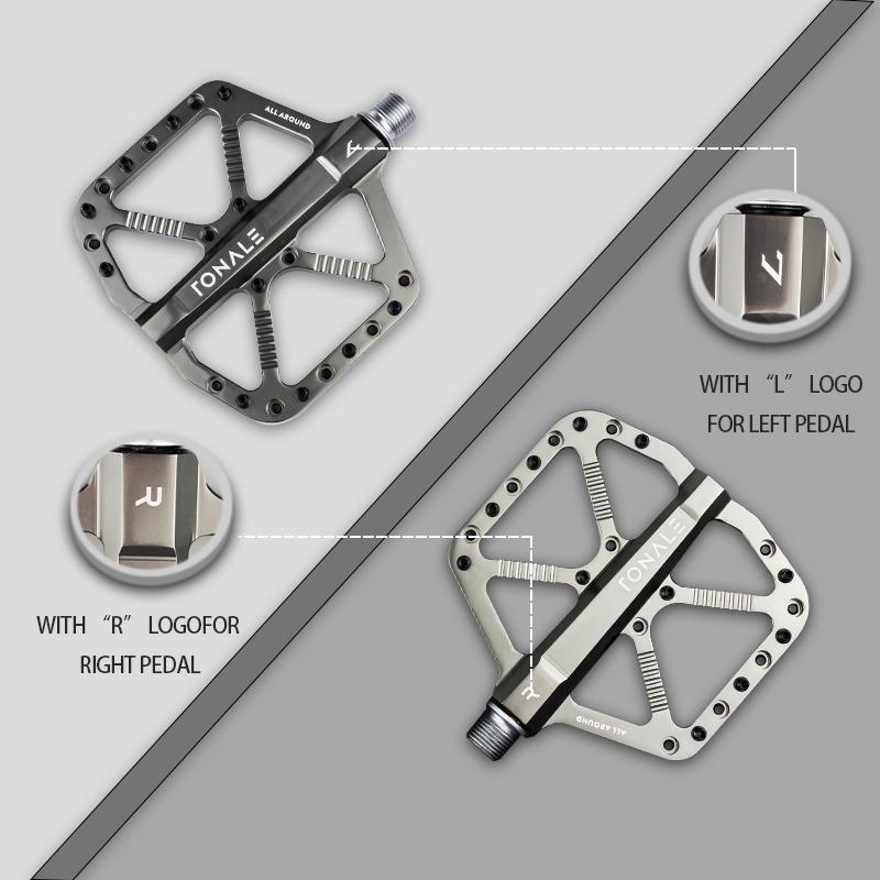 MTB Bicycle Pedal Titanium Non-Slip CNC 3 Bearing Aluminum Alloy Bike Pedals Cycling Foot Pedals for Mountain Bike Accessories