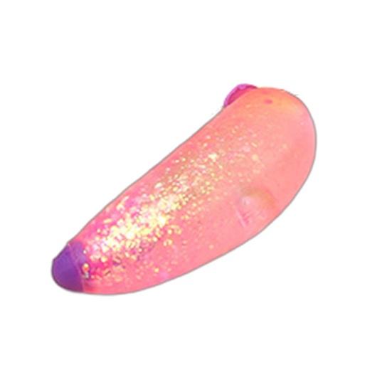 

Glitter Banana Sugar Ball Slow Rebound Stress Relief Clear Banana Squeeze Sensory Toy Anxiety Relieving Simulated Fruit Stress