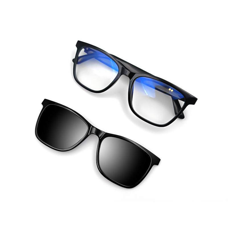 Bluetooth Glasses Smart Touch Audio Music BT5.3 Anti-blue Light UV400 Polarized Lens Women Smart Glasses for Men