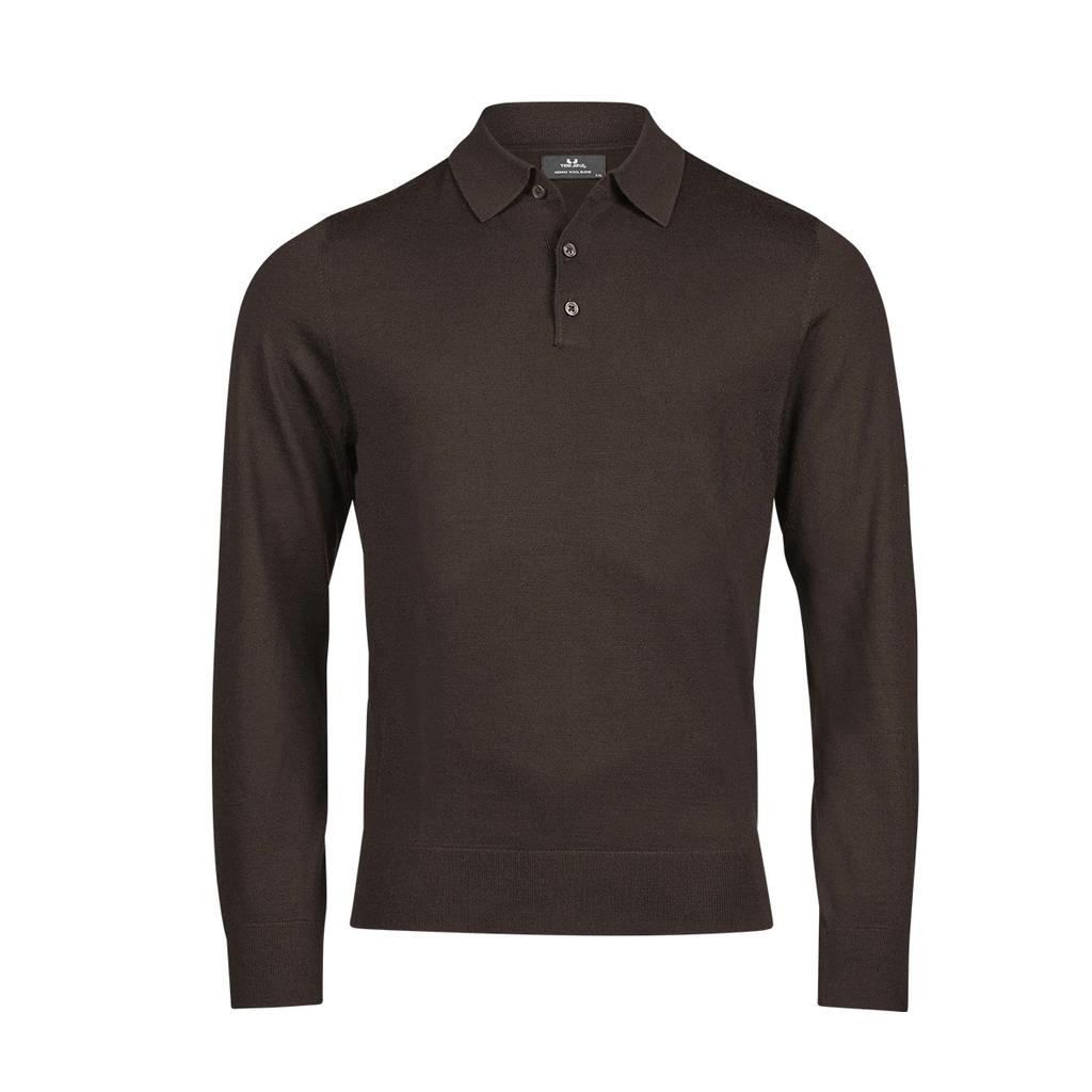 Tee Jays Mens Knitted Polo Shirt