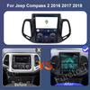 9.7 Inch Car Radio Android 14 For Jeep Compass 2 2016 2017 2018 Head Unit Multimedia Player GPS Navigation No 2 Din Bluetooth